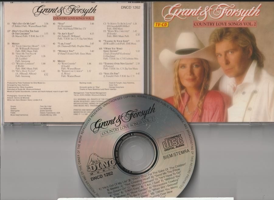 Grant & Forsyth - Country Love Songs Vol. 2, Ophalen of Verzenden, Gebruikt