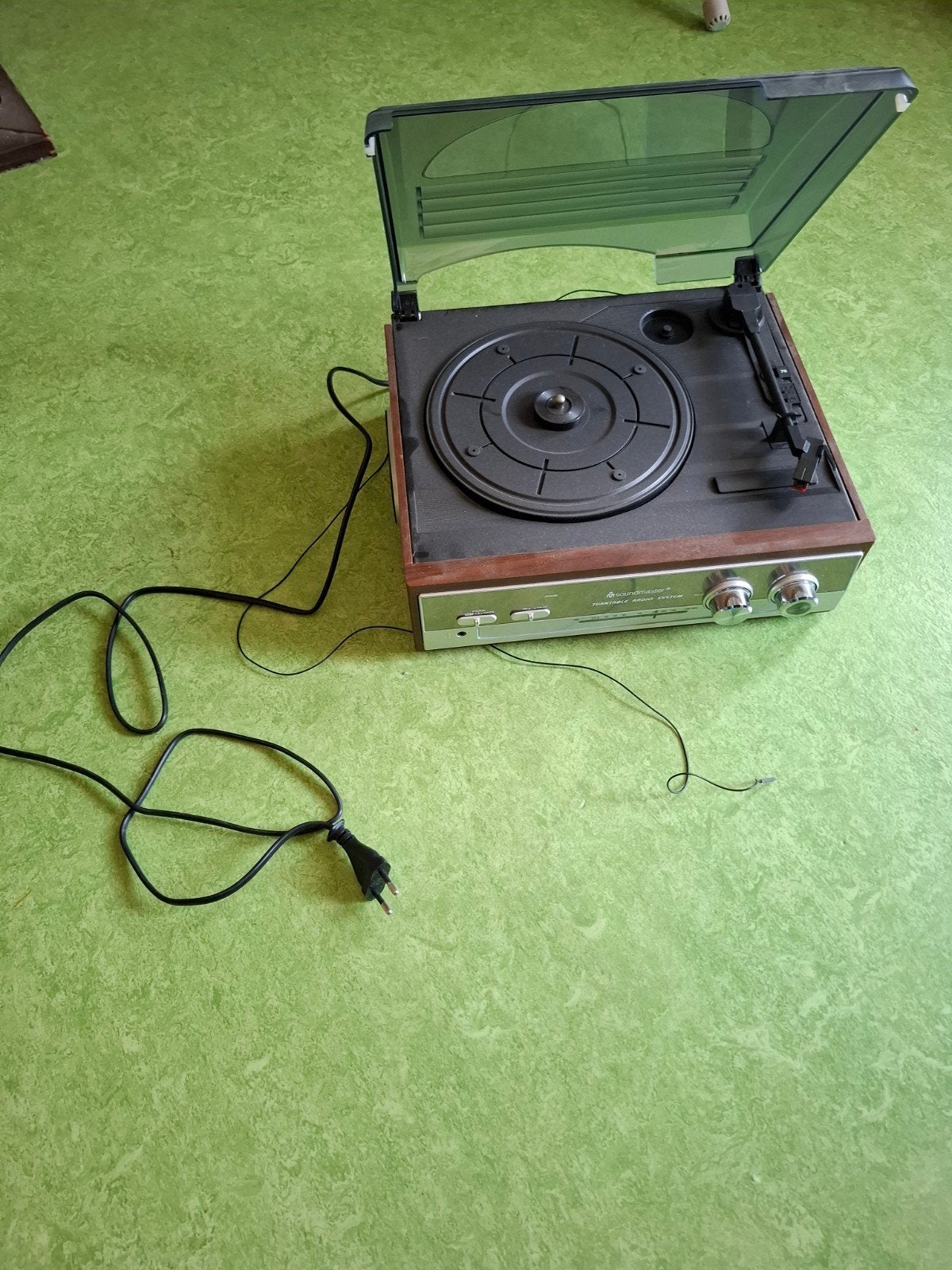 Soundmaster Platenspeler Radio Systeem - Vintage Look, Ophalen of Verzenden, Gebruikt, Overige merken