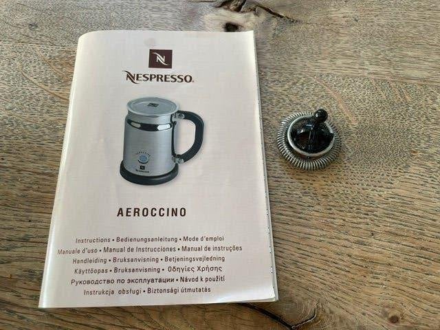 Nespresso Aeroccino  Magneet Melkopschuimer, voor onderdelen, Ophalen of Verzenden, Gebruikt, Elektrische melkopschuimer