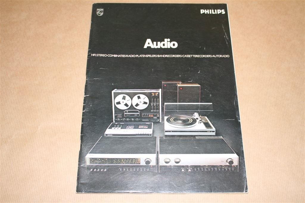 Catalogus - Philips Audio - Circa 1975 !!, Ophalen of Verzenden, Zo goed als nieuw