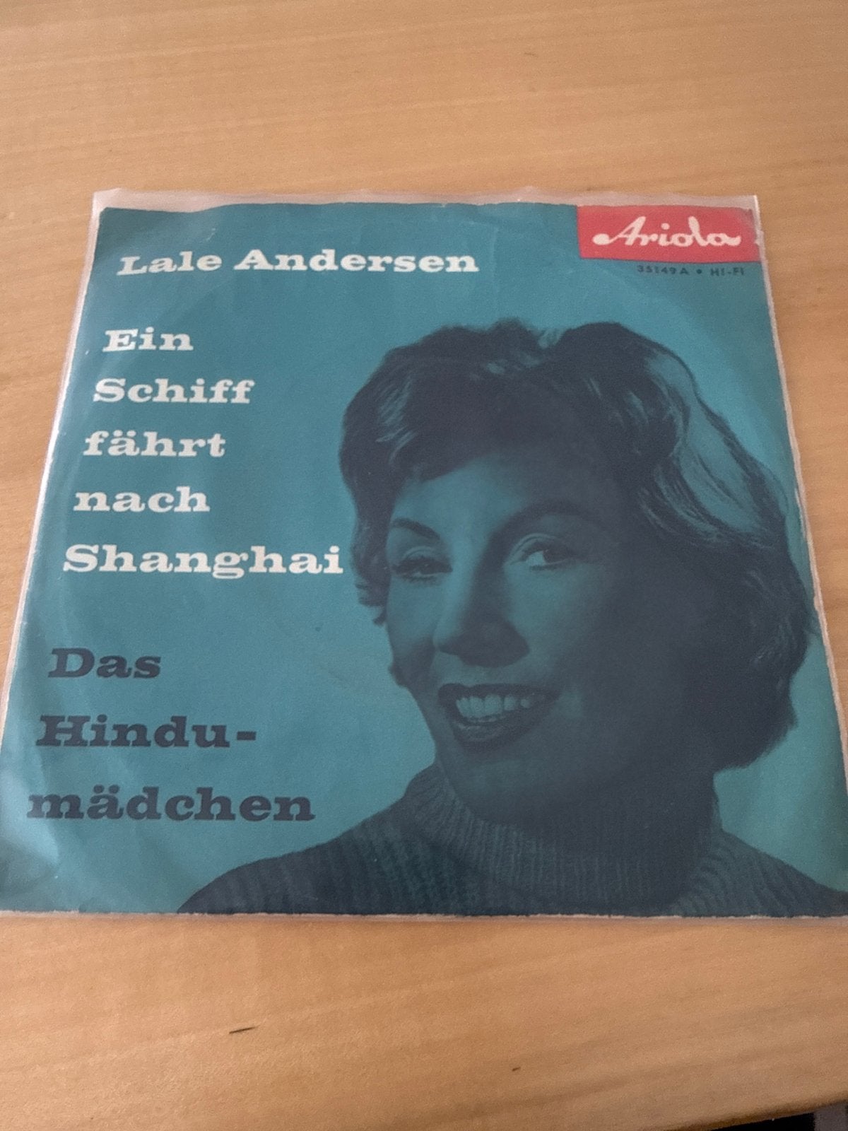Lale Andersen - Ein Schiff fährt nach Shanghai (Vinyl Single, Gebruikt, 7 inch, EP, Schlager
