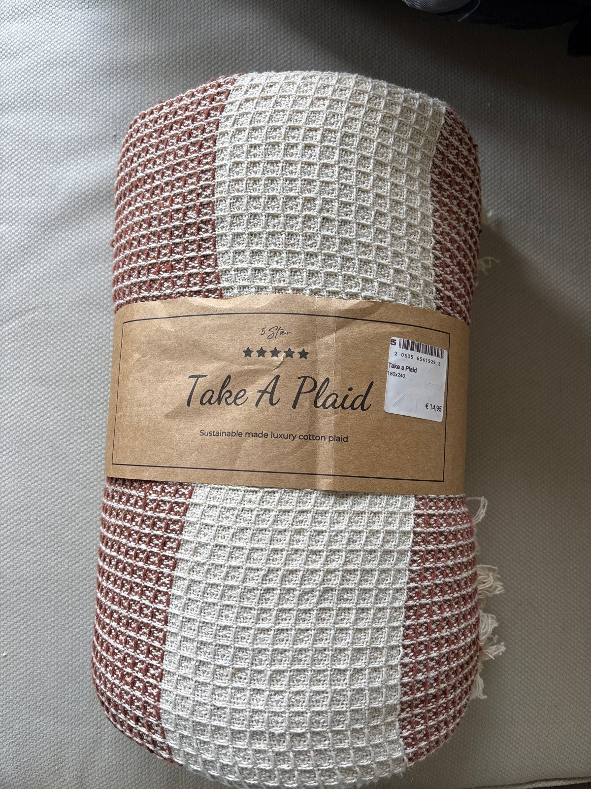 Loods 5 plaid, nieuw!, Ophalen of Verzenden, Nieuw