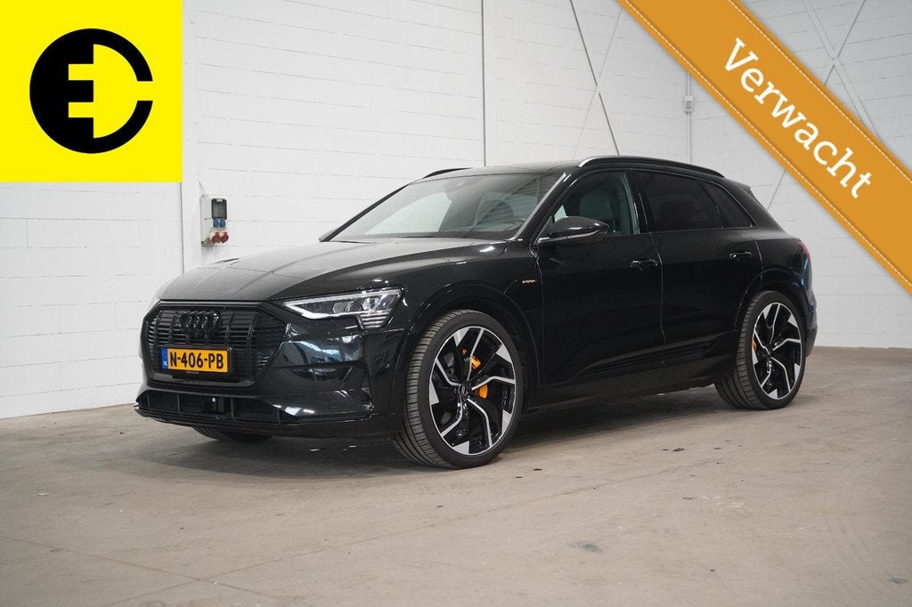 Audi e-tron e-tron 55 quattro advanced Pro Line Plus 95 kWh, Auto's, Audi, Automaat, 131 €/maand, 95 kWh, Zwart
