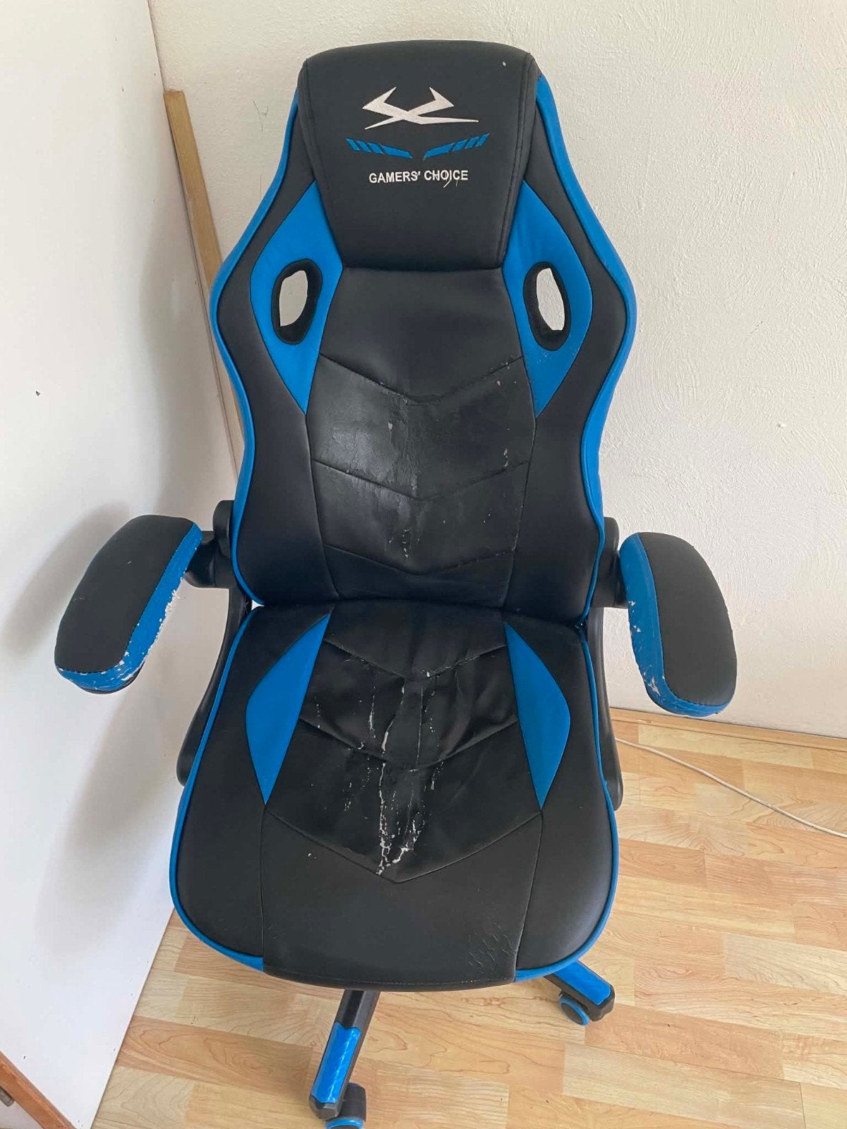 Gratis Gaming Stoel - Gamers' Choice, Gebruikt, Zwart, Leer, Eén