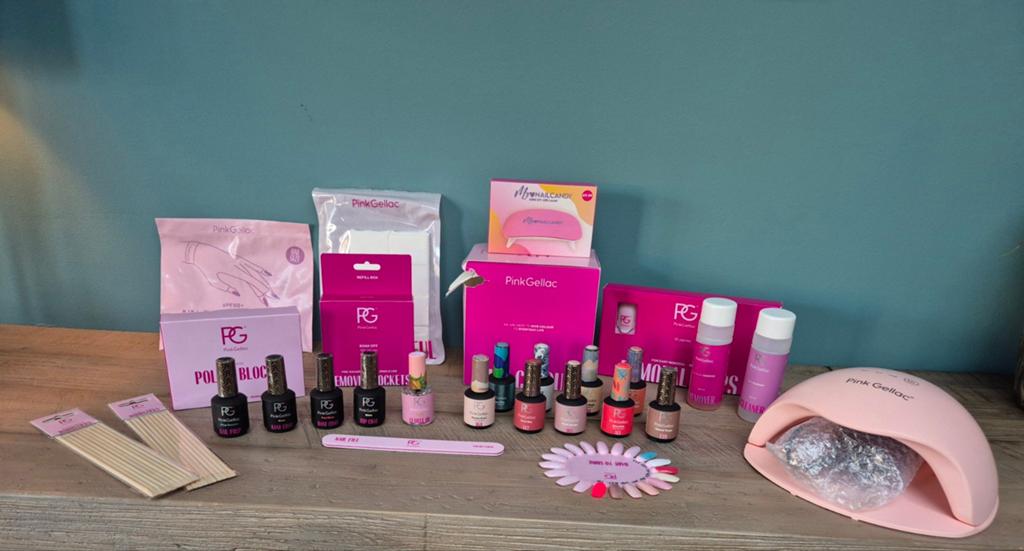 Complete Pink Gellac set, meteen klaar voor gebruik!, Ophalen of Verzenden, Zo goed als nieuw, Overige typen