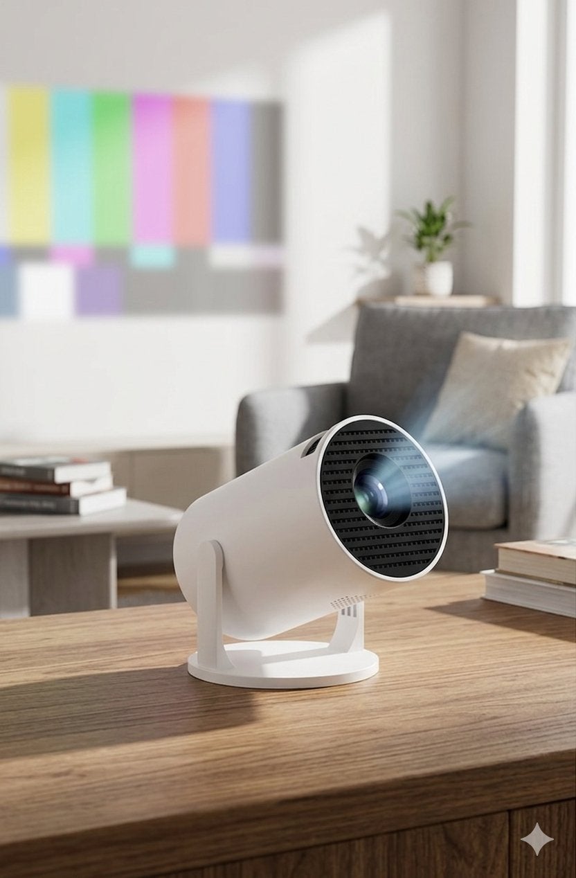 Compacte Led-Beamer (Slechts 230g!) – Met Handige Kantelvoet, Ophalen of Verzenden, Nieuw, LED