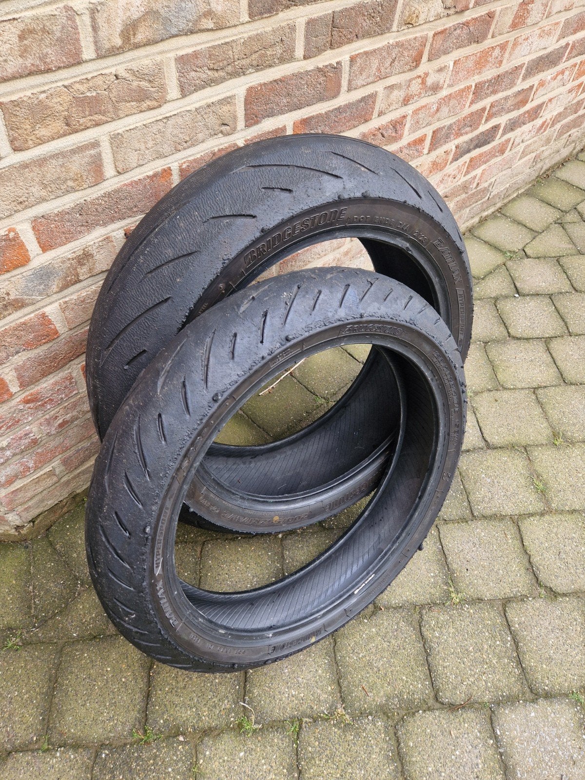 Bridgestone S22  120-70 en 200-55, Motoren, Onderdelen | Merk-onafhankelijk, Ophalen, Gebruikt