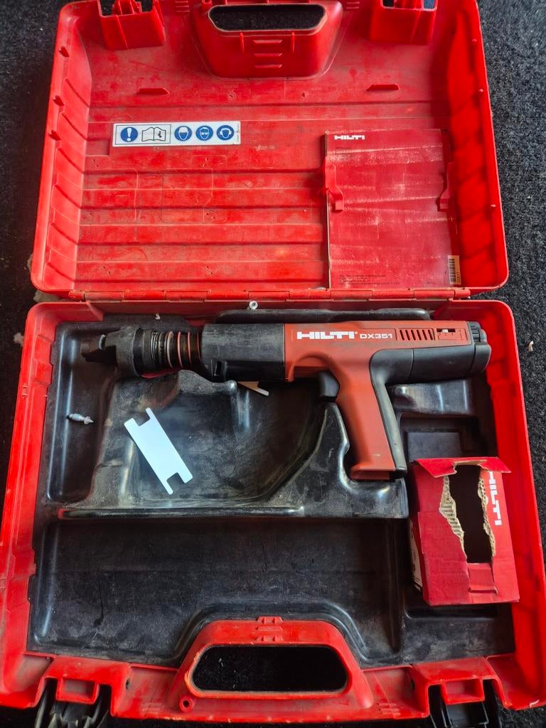 Hilti DX351 Schiethamer in Koffer, Doe-het-zelf en Verbouw, Ophalen of Verzenden