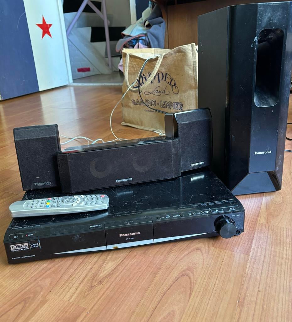 Panasonic SA-PT760 Home Cinema Set met DVD-speler, Ophalen, Panasonic, Dvd-speler, Gebruikt