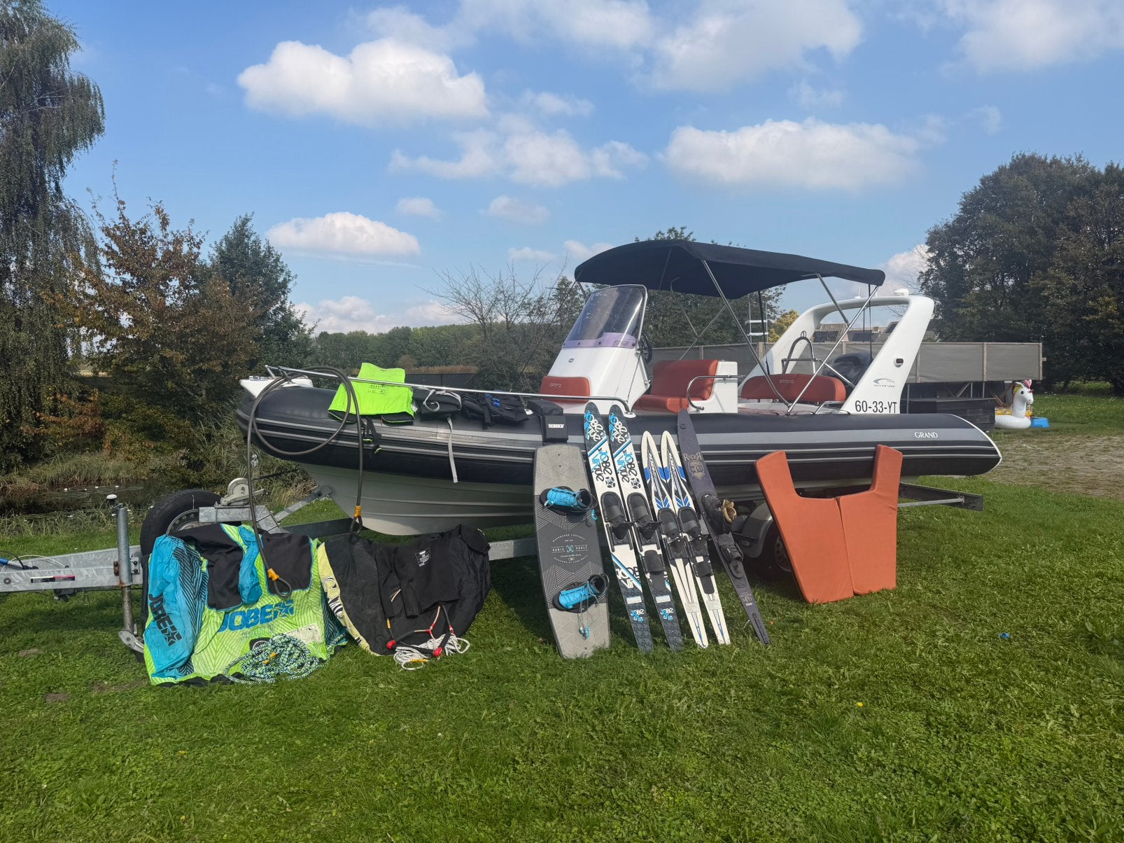 150 pk grand silverline 650, Watersport en Boten, Zo goed als nieuw, 60 cm, 150 pk, Grand
