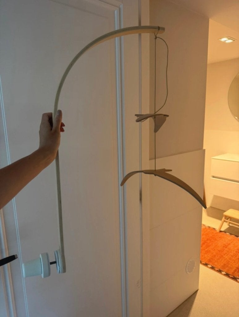 Sebra houten mobiel hanger met houten vogels, Ophalen, Zo goed als nieuw