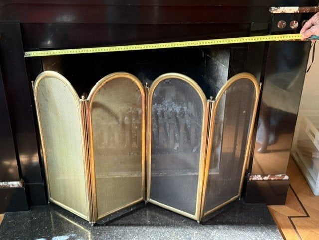 haardscherm, Huis en Inrichting, Haarden, Gebruikt, Houthaard, Ophalen