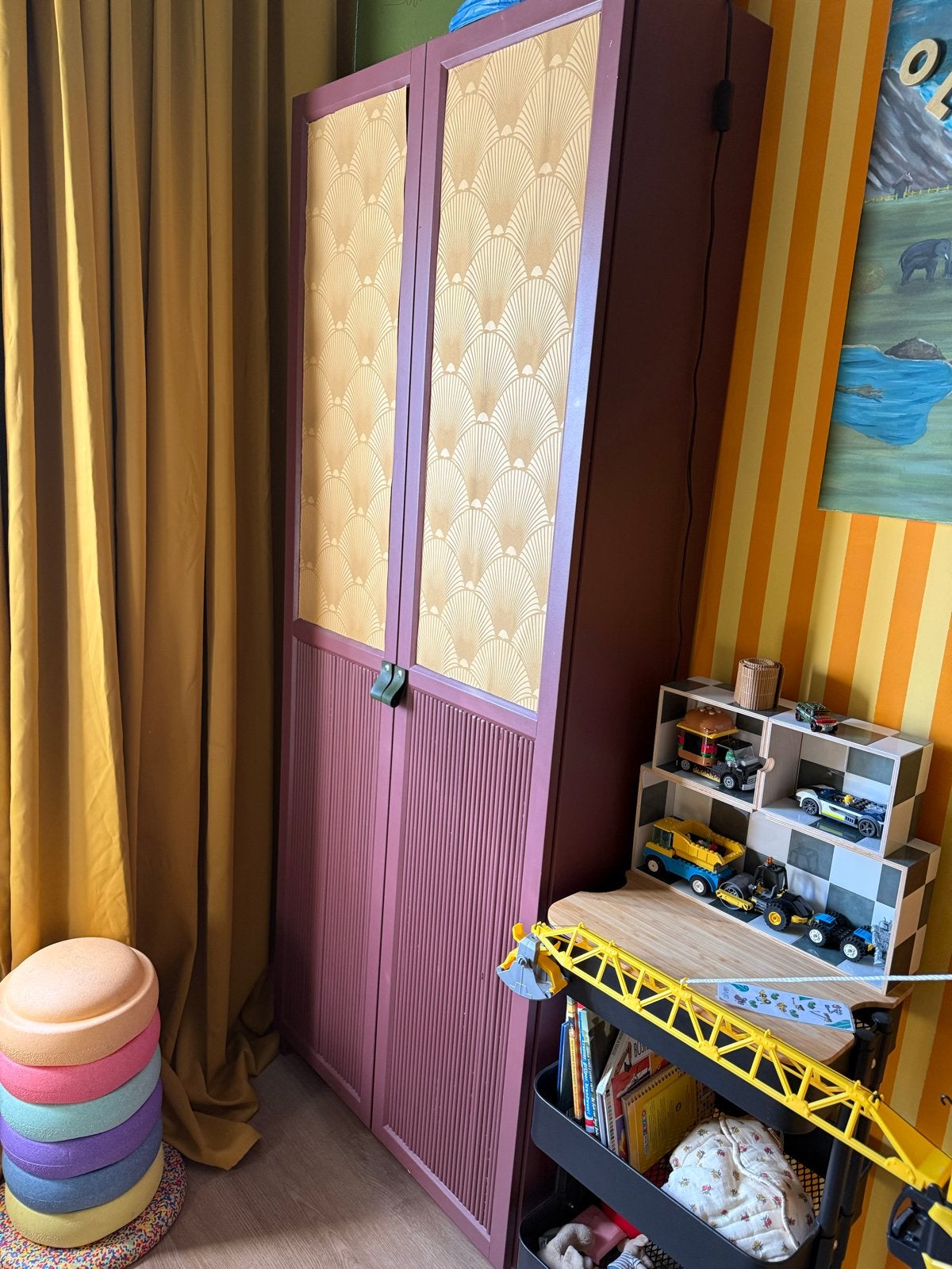 IKEA Billy kast met Oxberg vitrine deuren, Huis en Inrichting, Ophalen, Gebruikt, 200 cm of meer, 50 tot 100 cm