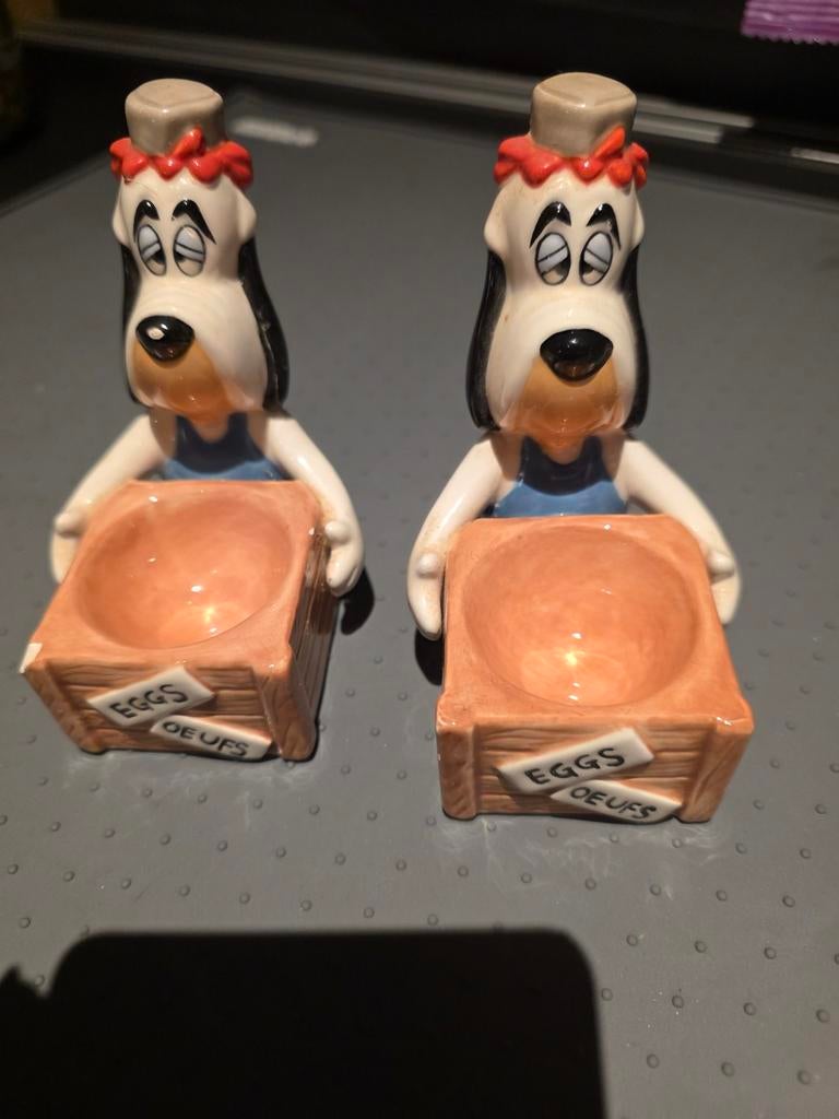 Vintage Droopy Eierdopjes en Peper- en Zoutstel, Antiek en Kunst, Ophalen of Verzenden