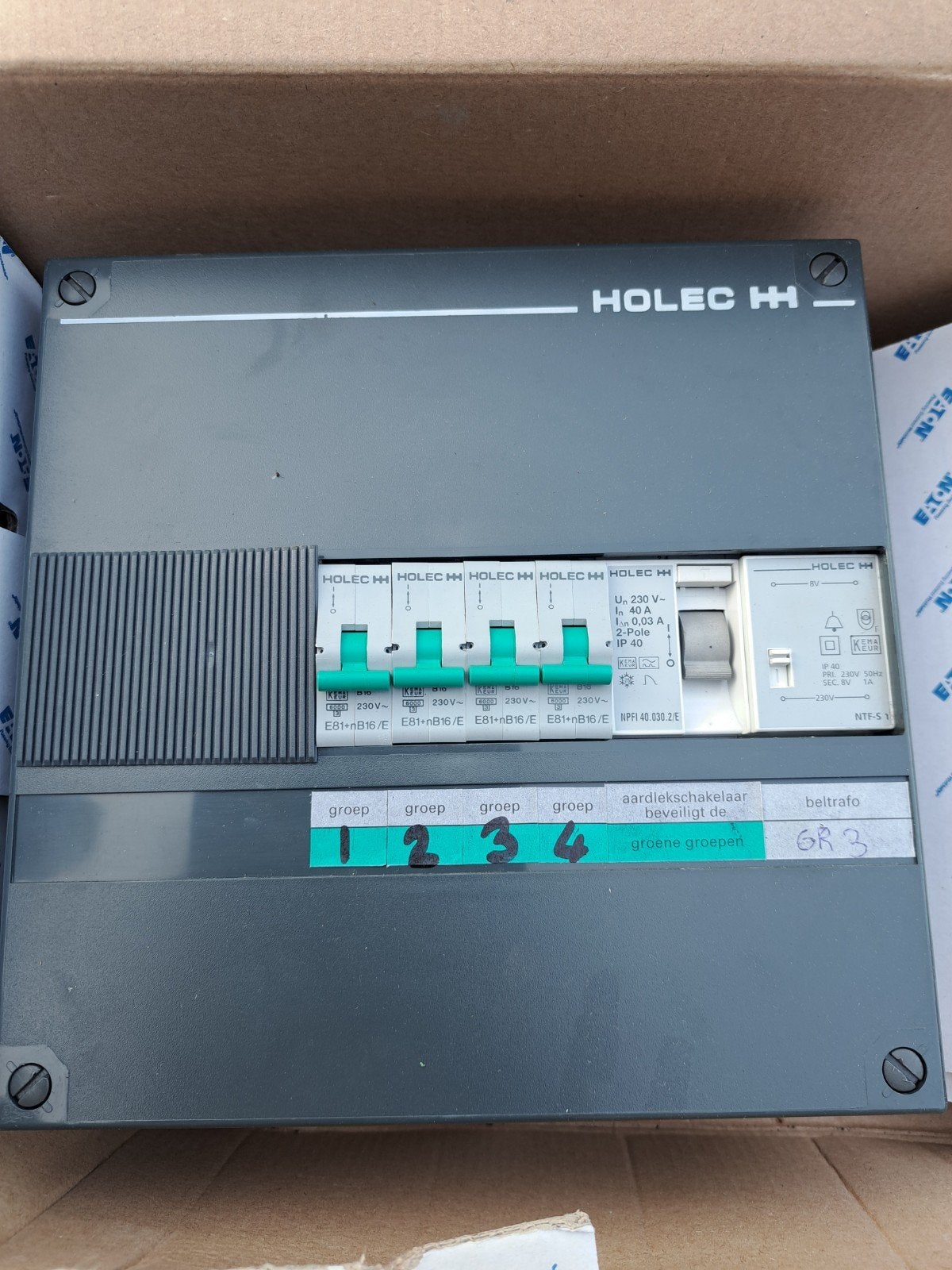 Holec groepenkast, Hobby en Vrije tijd, Ophalen of Verzenden, Gebruikt
