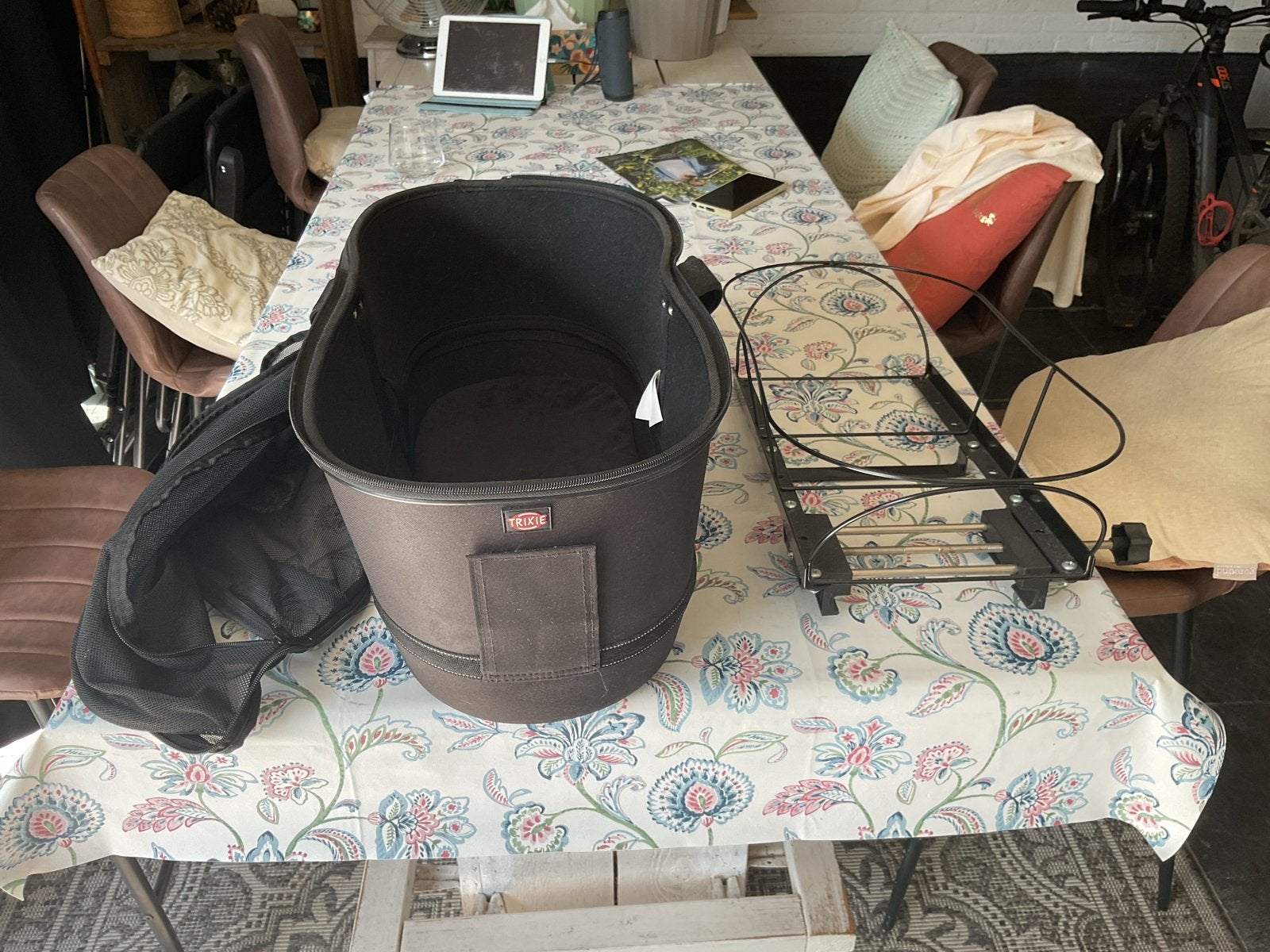 Honden reismand voor op de fiets - Trixie, Ophalen, Zo goed als nieuw, Overige typen, Minder dan 20 kg