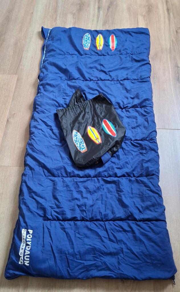 Polydaun kinderslaapzak voor kinderen tot 140cm., Ophalen of Verzenden, Gebruikt