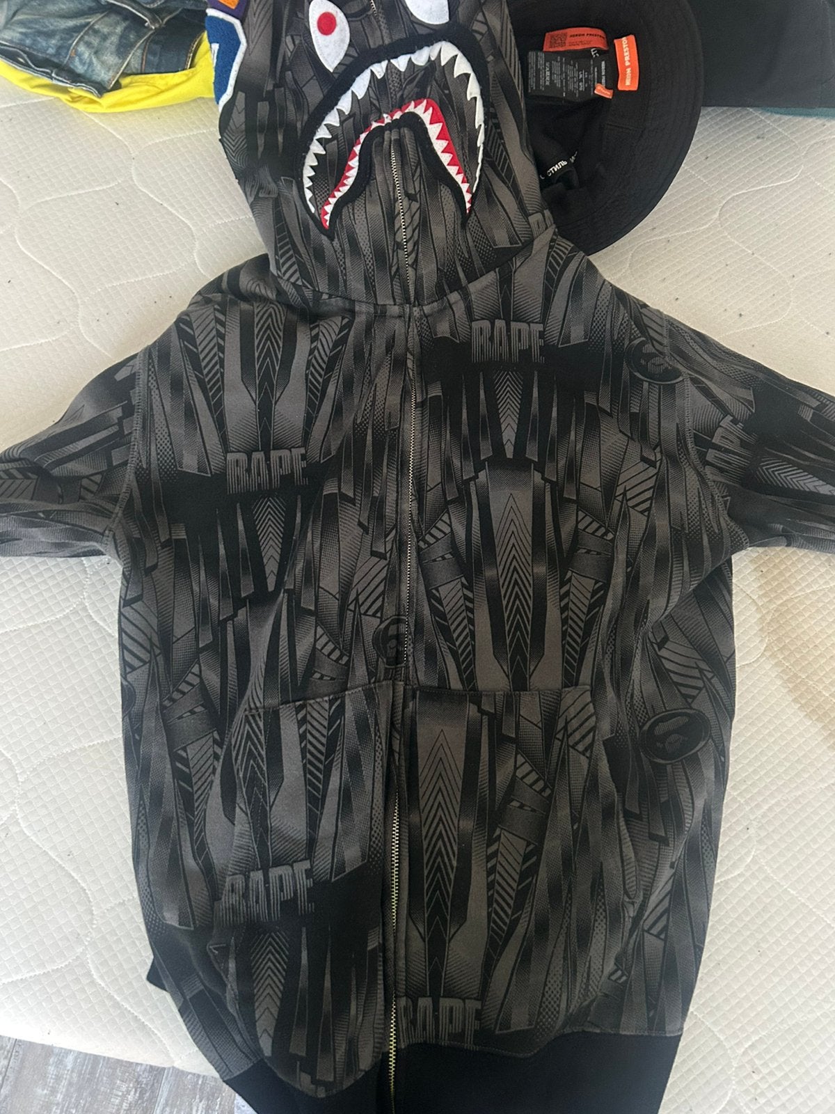 Orgineel Bape vest, Verzenden, Zo goed als nieuw, Overige maten, Zwart