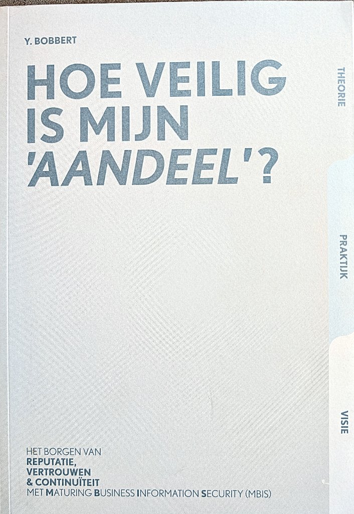 Hoe veilig is mijn aandeel, Boeken, Yuri Bobbert, Ophalen of Verzenden, Management, Zo goed als nieuw