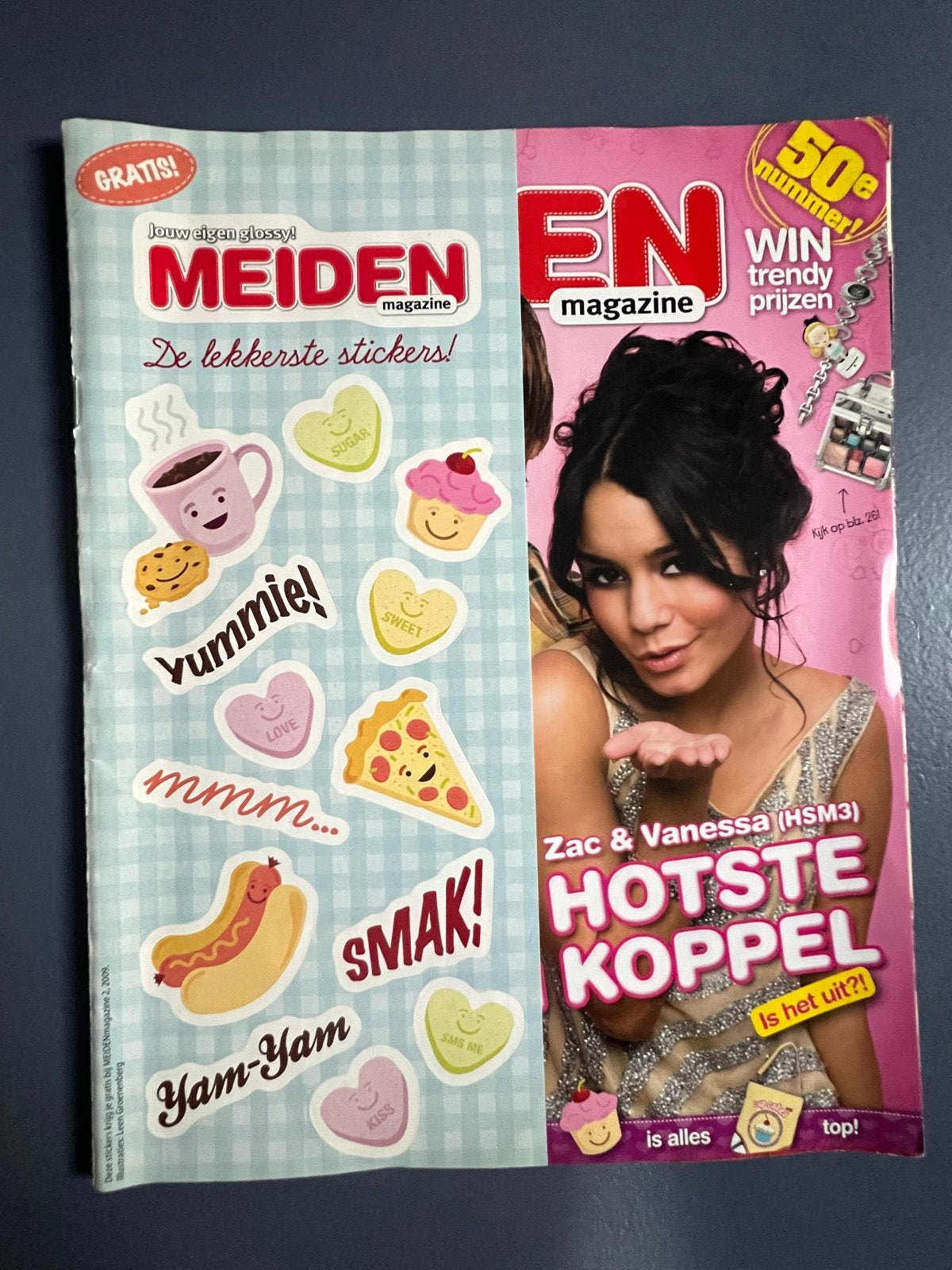 Meiden Magazine Zac Efron & Vanessa Hudgens, Boeken, Ophalen of Verzenden, Gelezen, Glossy