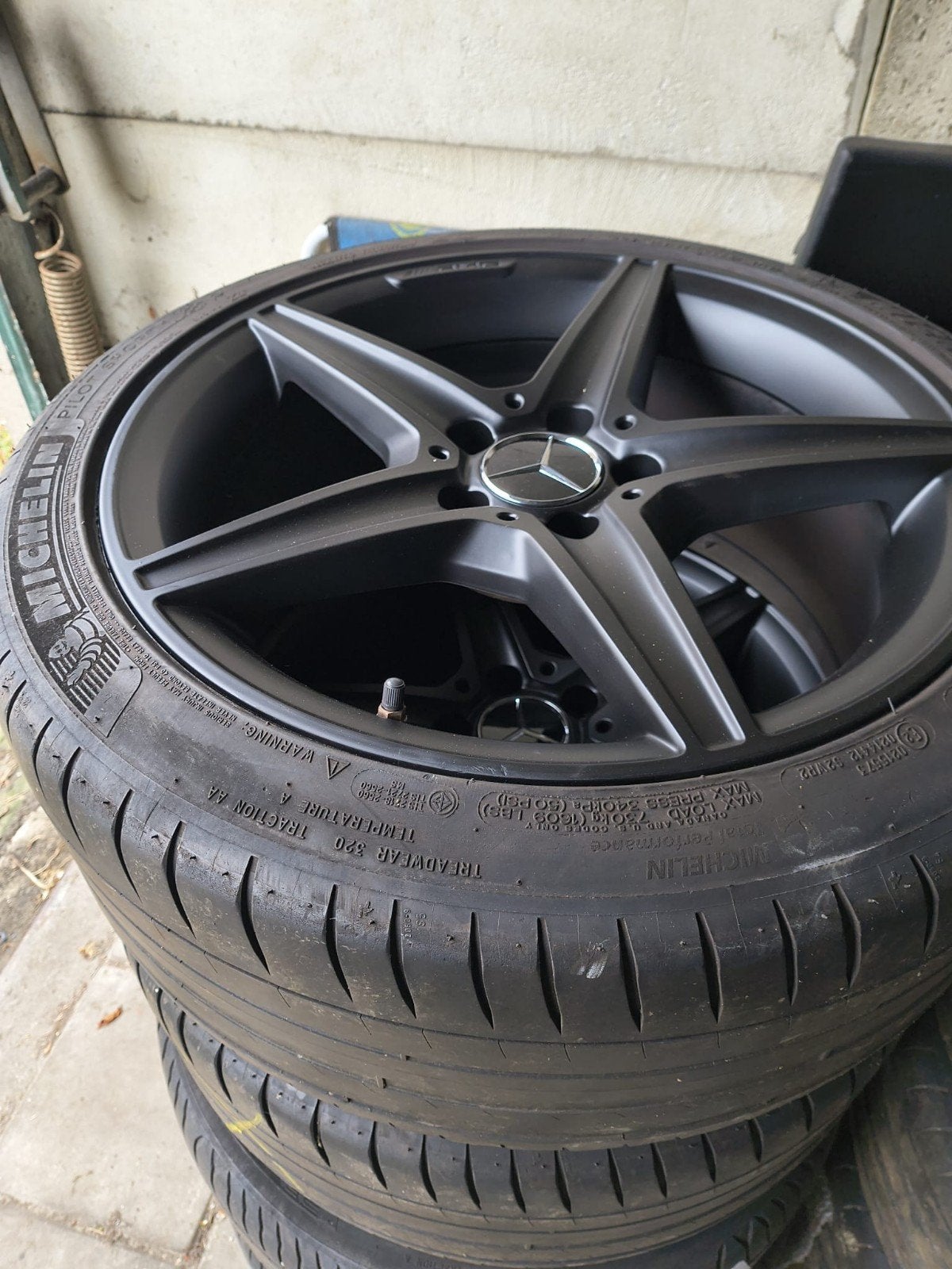 Mercedes velgen 18 inch banden 5x112 Amg velgen breedset gla, Auto-onderdelen, Ophalen, 18 inch, Overige, Gebruikt
