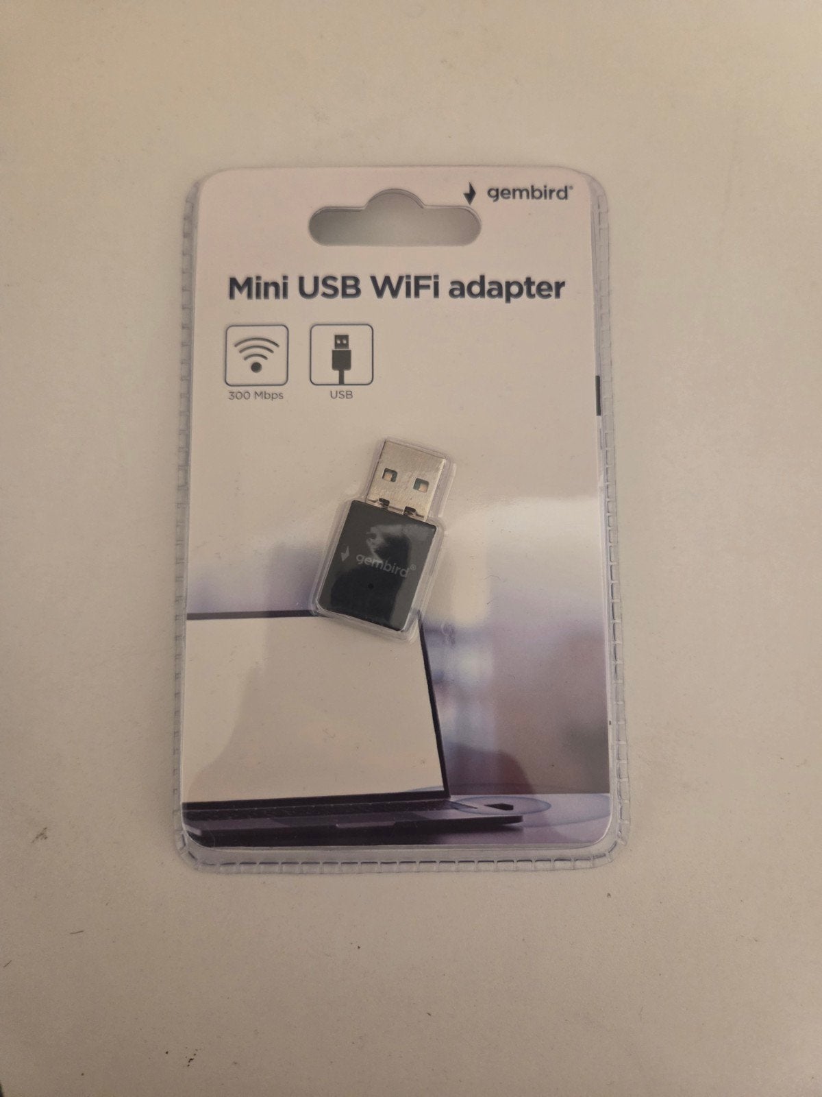 Gembird Mini USB WiFi adapter 300 Mbps, Ophalen of Verzenden, Nieuw, Gembird