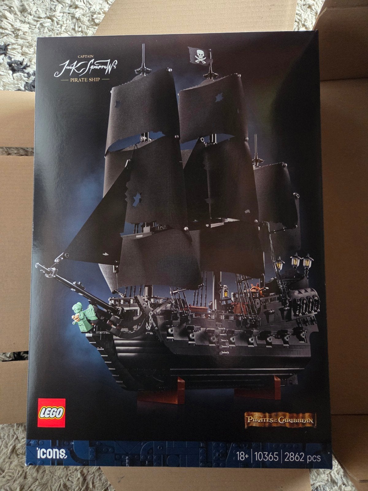 LEGO Icons 10365 - Captain Jack Sparrow's Pirate Ship, Lego, Nieuw, Compleet, Complete set