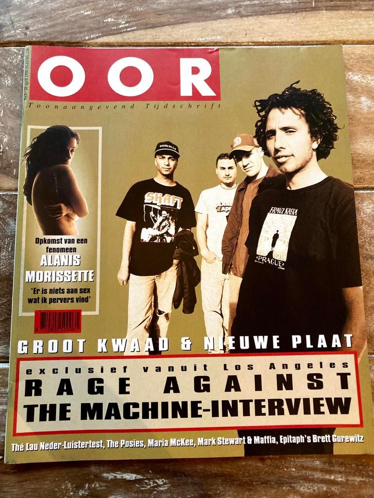 OOR Magazine 1996 THÉ LAU The Posies ALANIS MORISSETTE Cords, Ophalen of Verzenden, Zo goed als nieuw, Muziek, Film of Tv