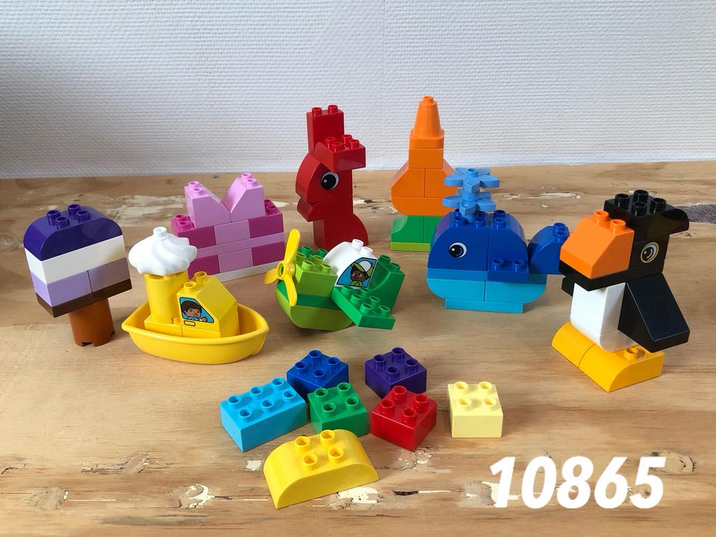 Duplo leuke creaties blokken 10865 (compleet) 3, Kinderen en Baby's, Speelgoed | Duplo en Lego, Ophalen of Verzenden, Zo goed als nieuw