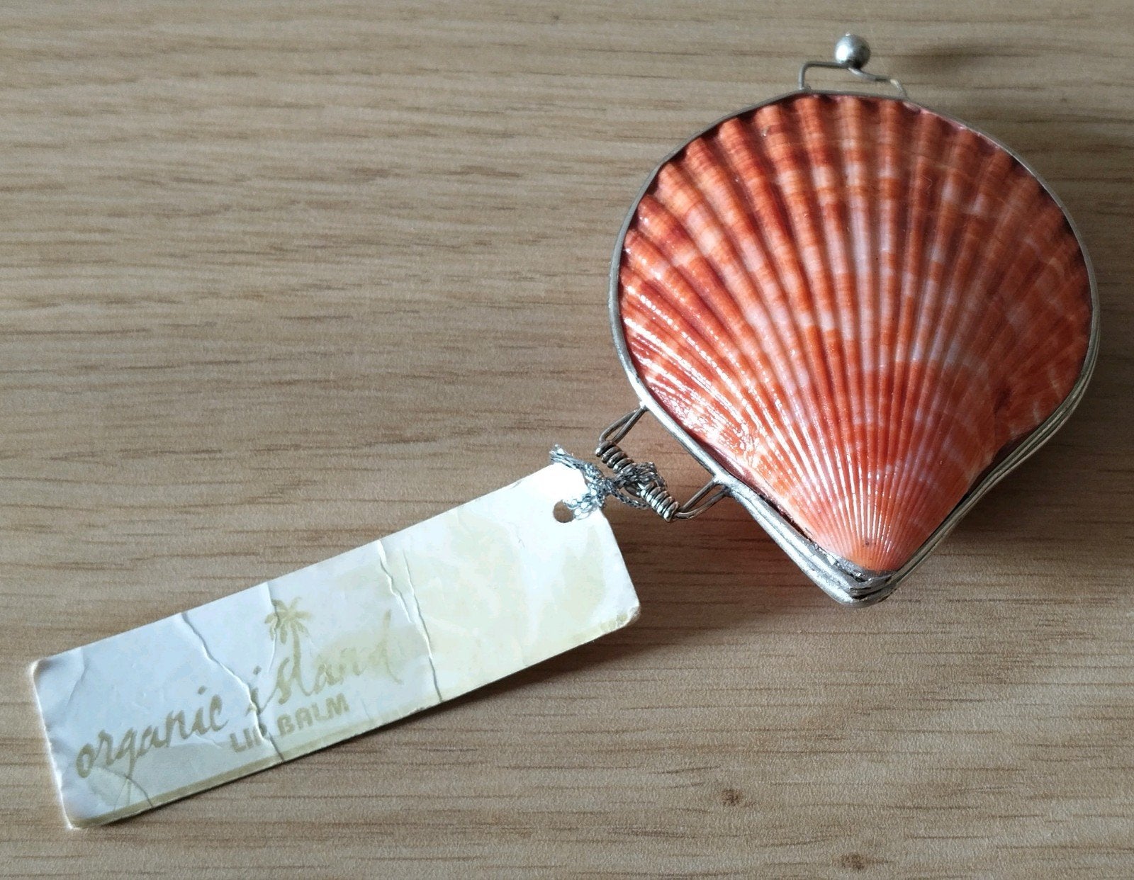 Vintage schelp doosje met spiegeltje, Antiek en Kunst, Verzenden