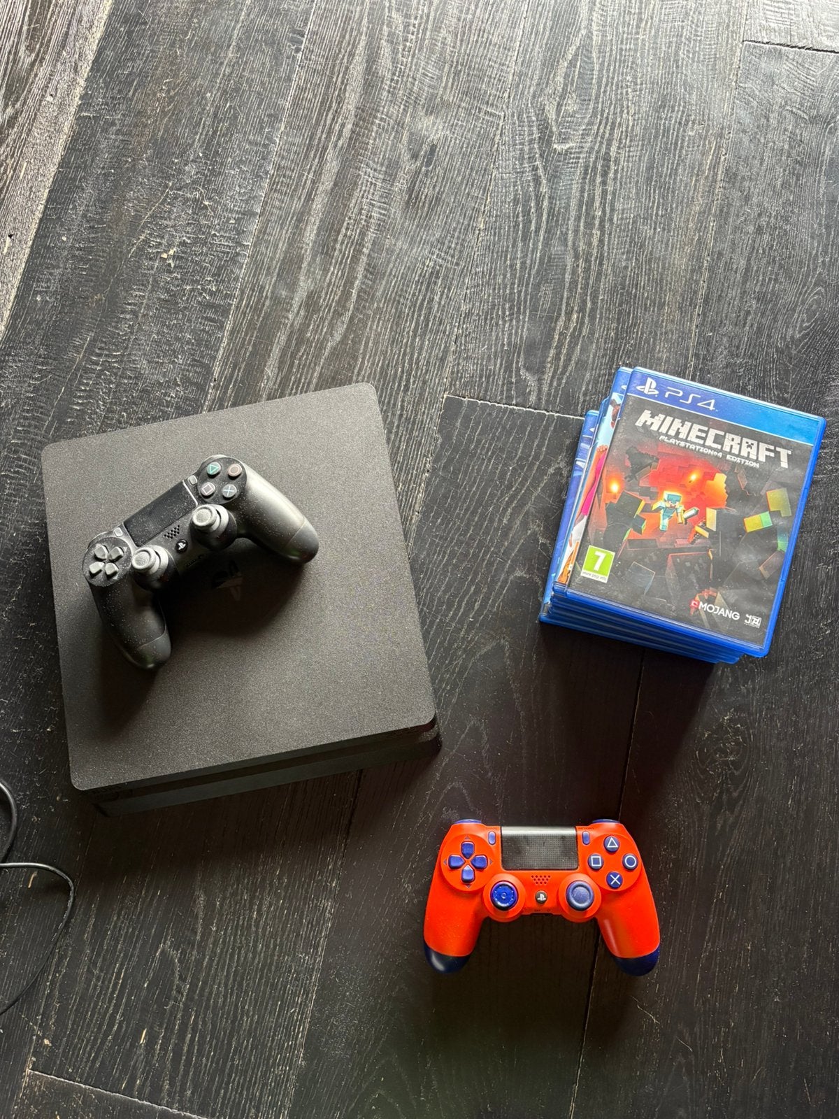 Playstation 4 Slim bundel (potentieel defecte HDD), Met 2 controllers, Ophalen of Verzenden, Slim, 500 GB