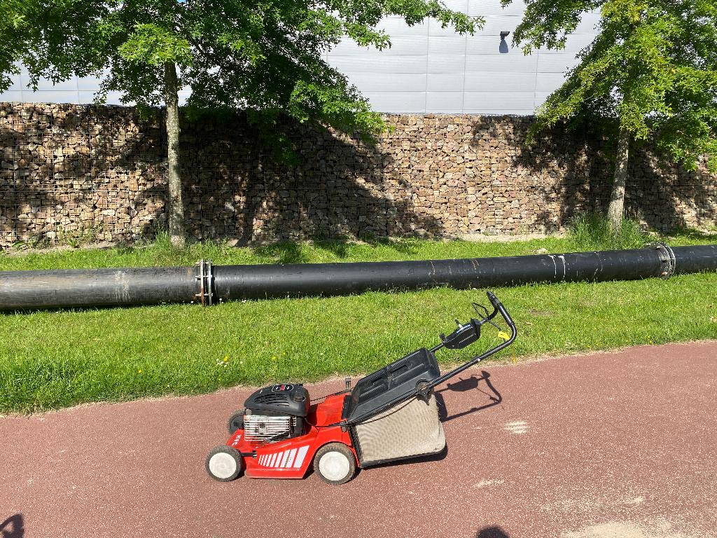Benzine grasmaaier, Ophalen, Gebruikt, Brigs & Stratton, Opvangbak