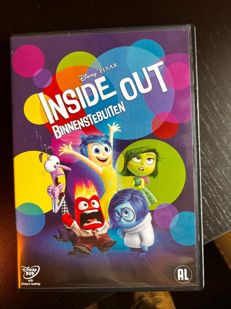 Inside out, Gebruikt, Tekenfilm, Ophalen of Verzenden, Alle leeftijden