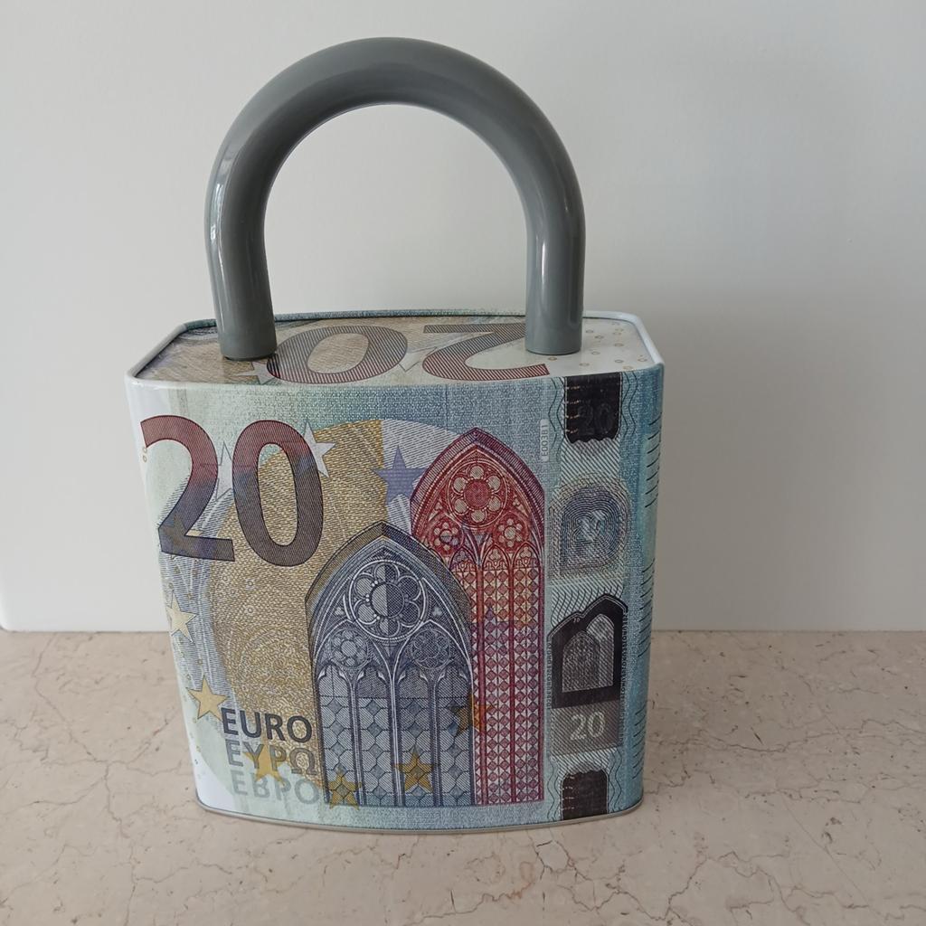 Blik met 20 euro erop, Ophalen of Verzenden, Zo goed als nieuw, Zwart