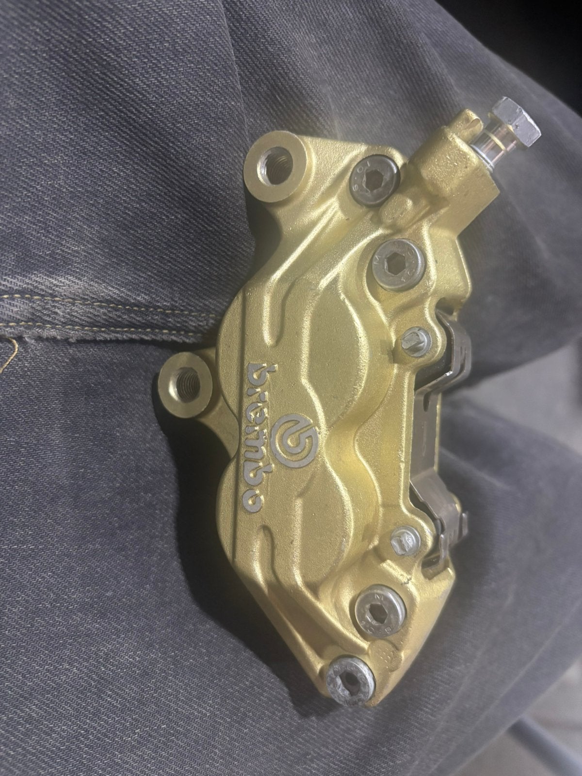 Brembo P4 30/34 Supermoto Voorrem met adapter husqvarna, Ophalen of Verzenden, Zo goed als nieuw, Zilver, Overige materialen