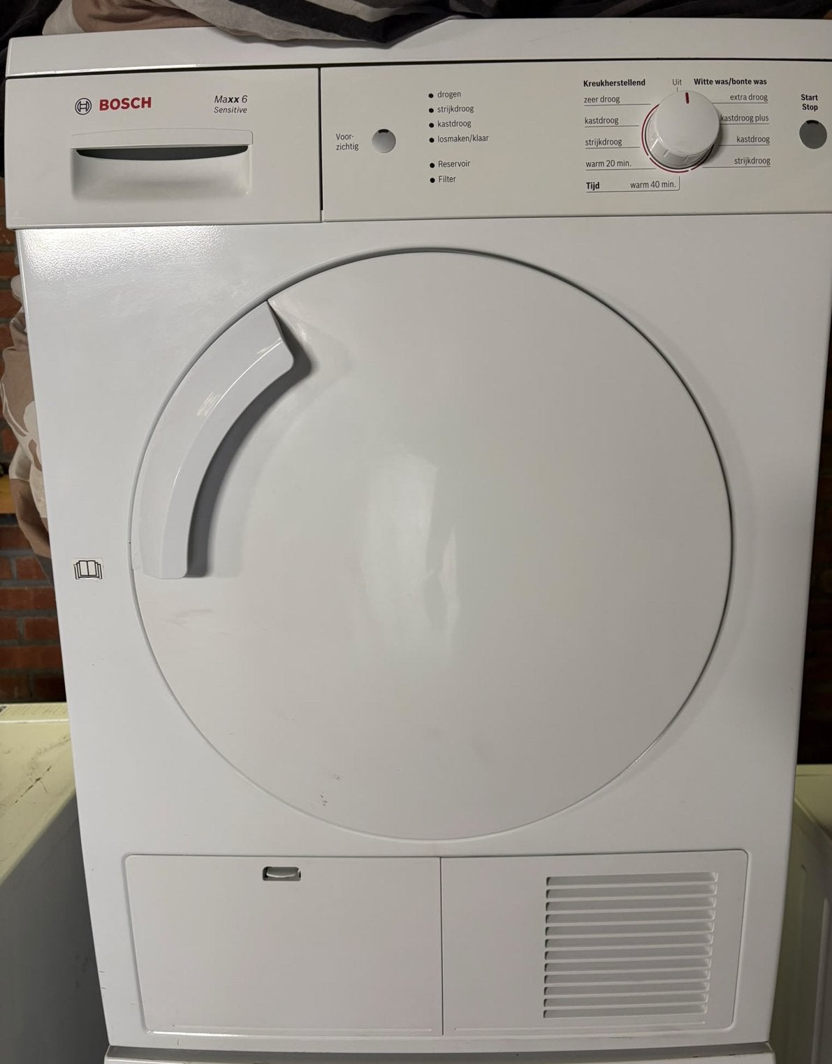 Bosch Maxx 6 Sensitive wasdroger – nieuwstaat, Witgoed en Apparatuur, 6 tot 8 kg, Minder dan 85 cm, Ophalen of Verzenden, Zo goed als nieuw