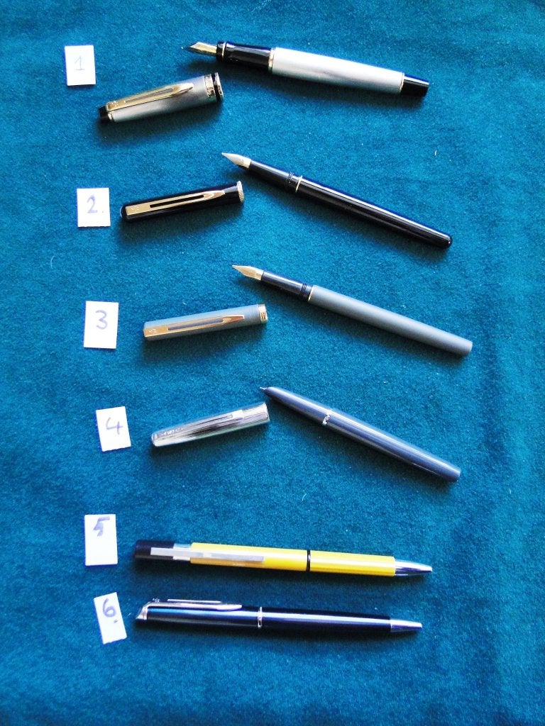 Waterman (vul)pennen, Ophalen, Nieuw