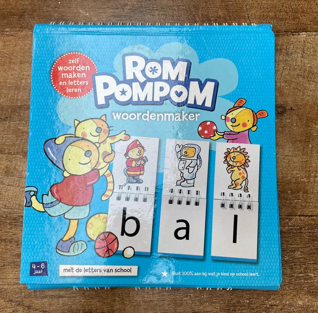 RomPomPom woordenmaker, Non-fictie, Uitklapboek, Jongen of Meisje, Ophalen of Verzenden