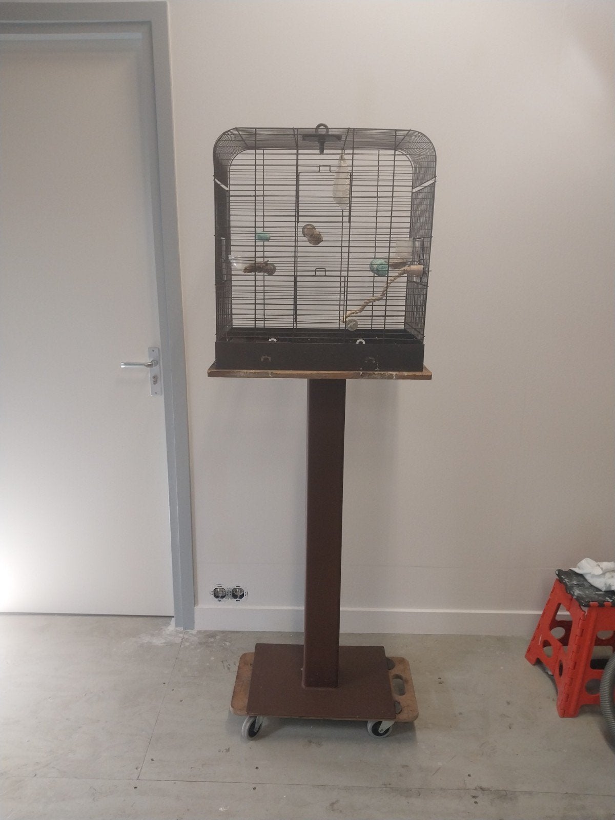 Leuke vogel kooi, Ophalen of Verzenden, Metaal, Vogelkooi