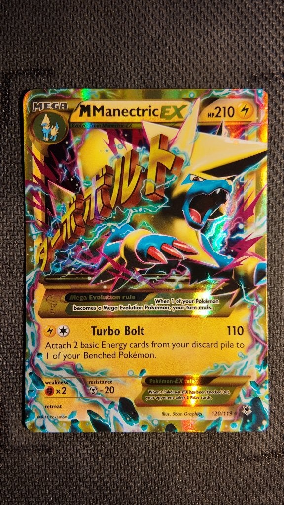 M Manectric-EX 120 Phantom Forces | Pokemon kaart, Ophalen, Zo goed als nieuw, Losse kaart, Foil