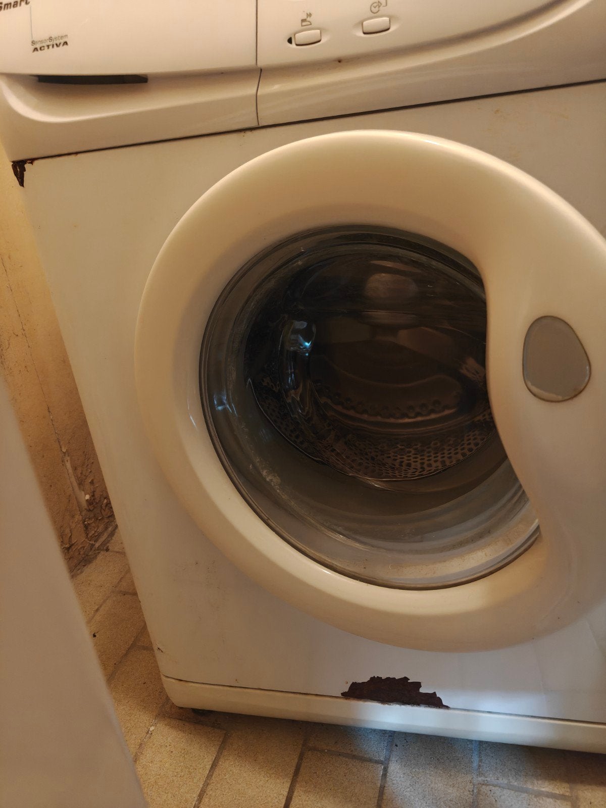 Candy Smart Activa Wasmachine, Witgoed en Apparatuur, Ophalen, Gebruikt, 1200 tot 1600 toeren, 85 tot 90 cm