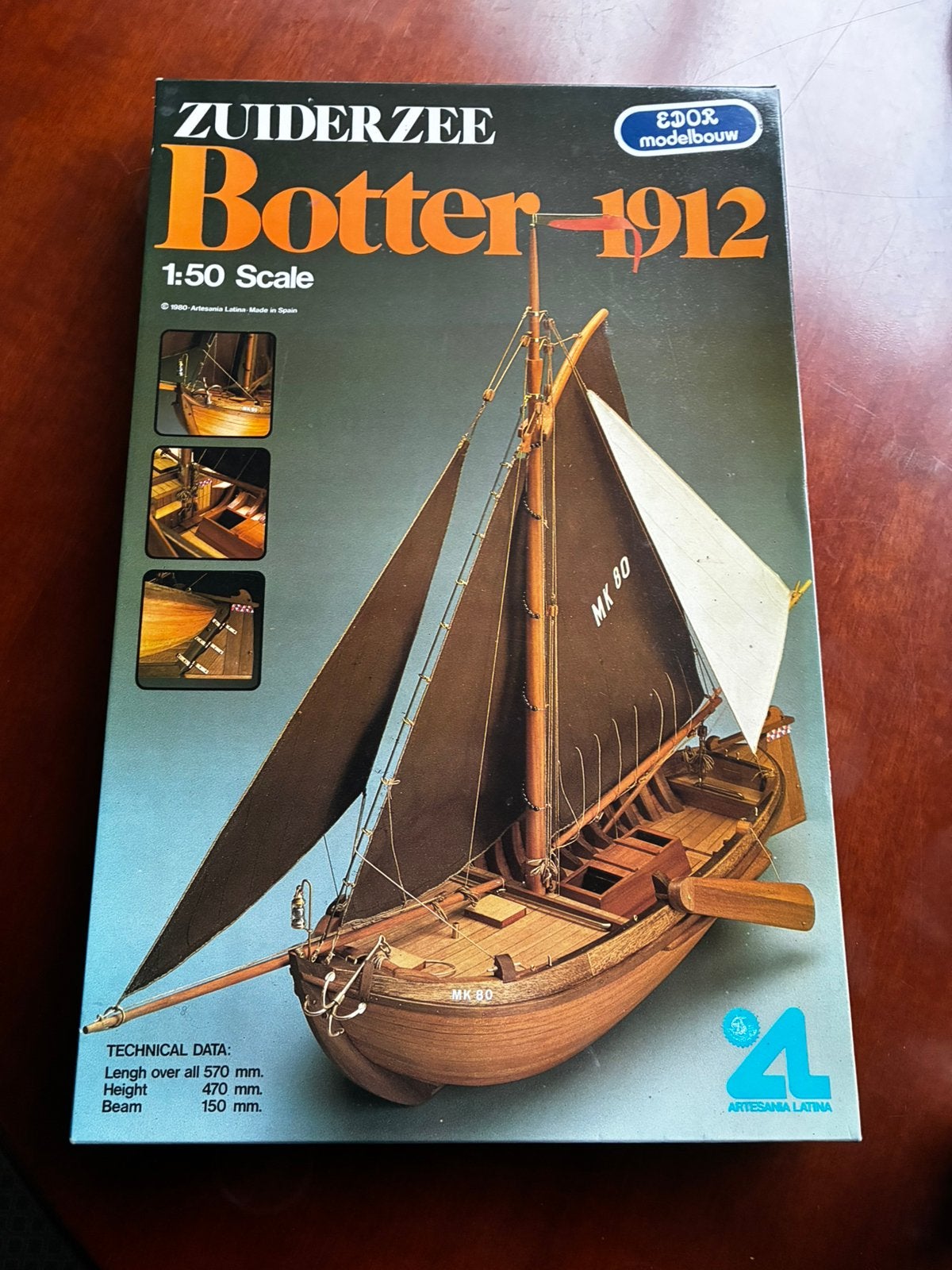 Botter 1912 Zuiderzee modelbouw., Ophalen, Zo goed als nieuw