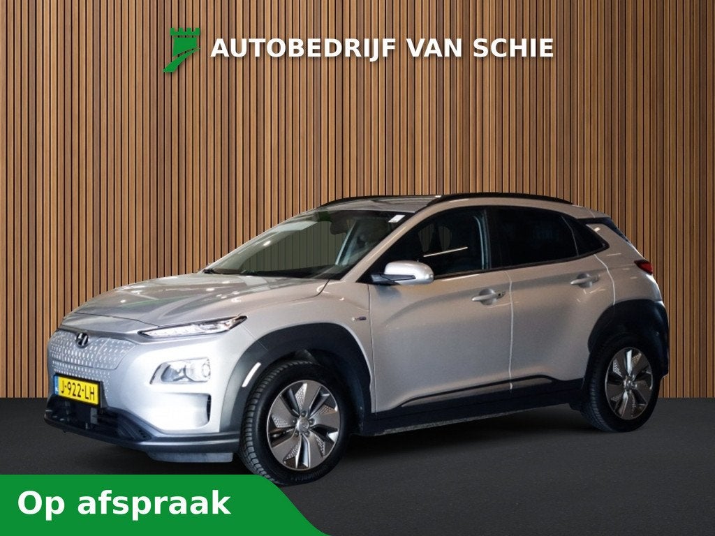 Hyundai Kona EV Comfort 64 kWh 1e-Eig. & Dealer-Onderh BOVAG, Auto's, 12 maanden, Gebruikt, Zwart, Origineel Nederlands