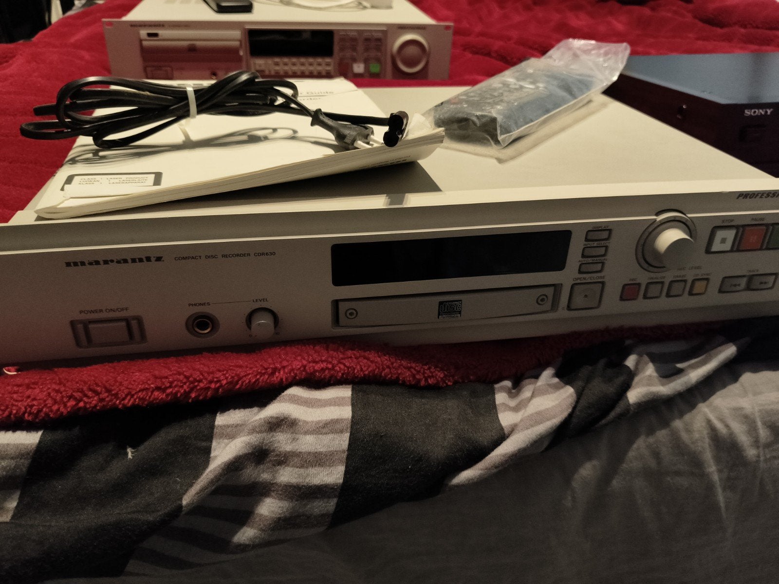 Marantz CDR-630 Professionele CD-recorder, Ophalen of Verzenden, Zo goed als nieuw, Marantz