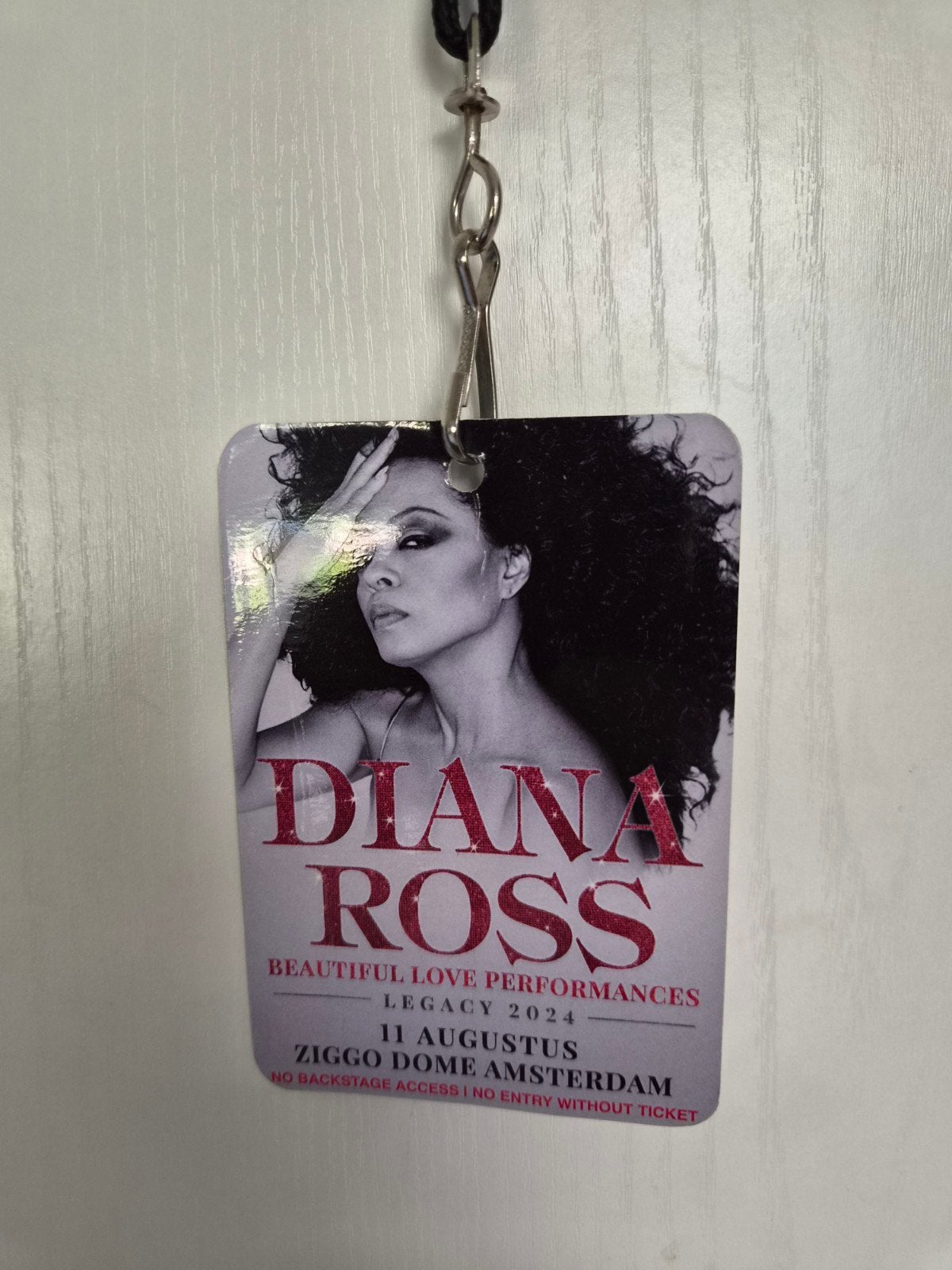 Diana Ross Ziggo Dome 2024 VIP Pas., Verzamelen, Ophalen of Verzenden, Nieuw