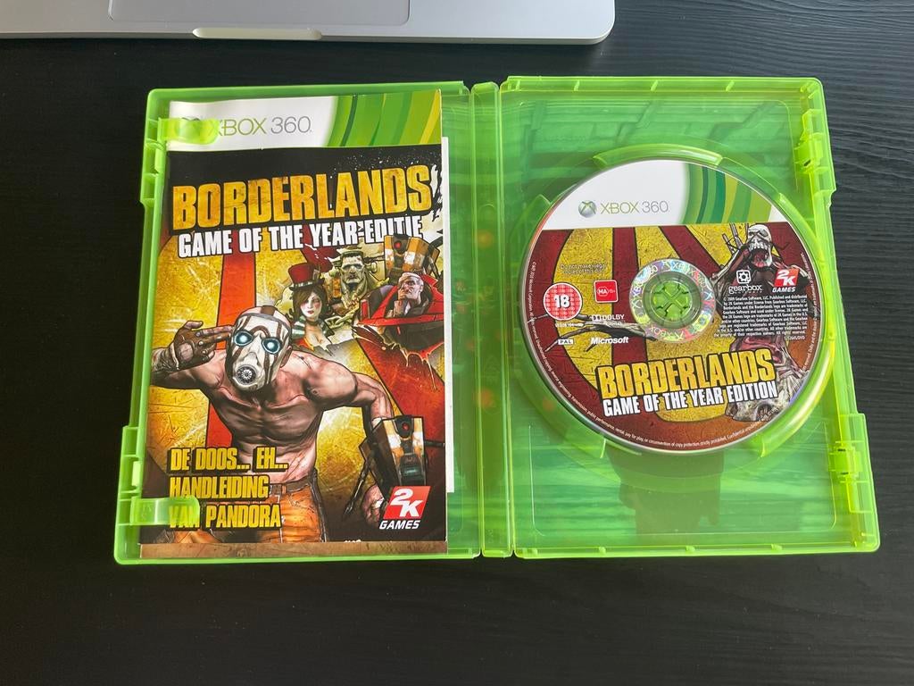 Borderlands Game of the Year Edition Xbox 360, Online, Gebruikt, Vanaf 18 jaar, Shooter