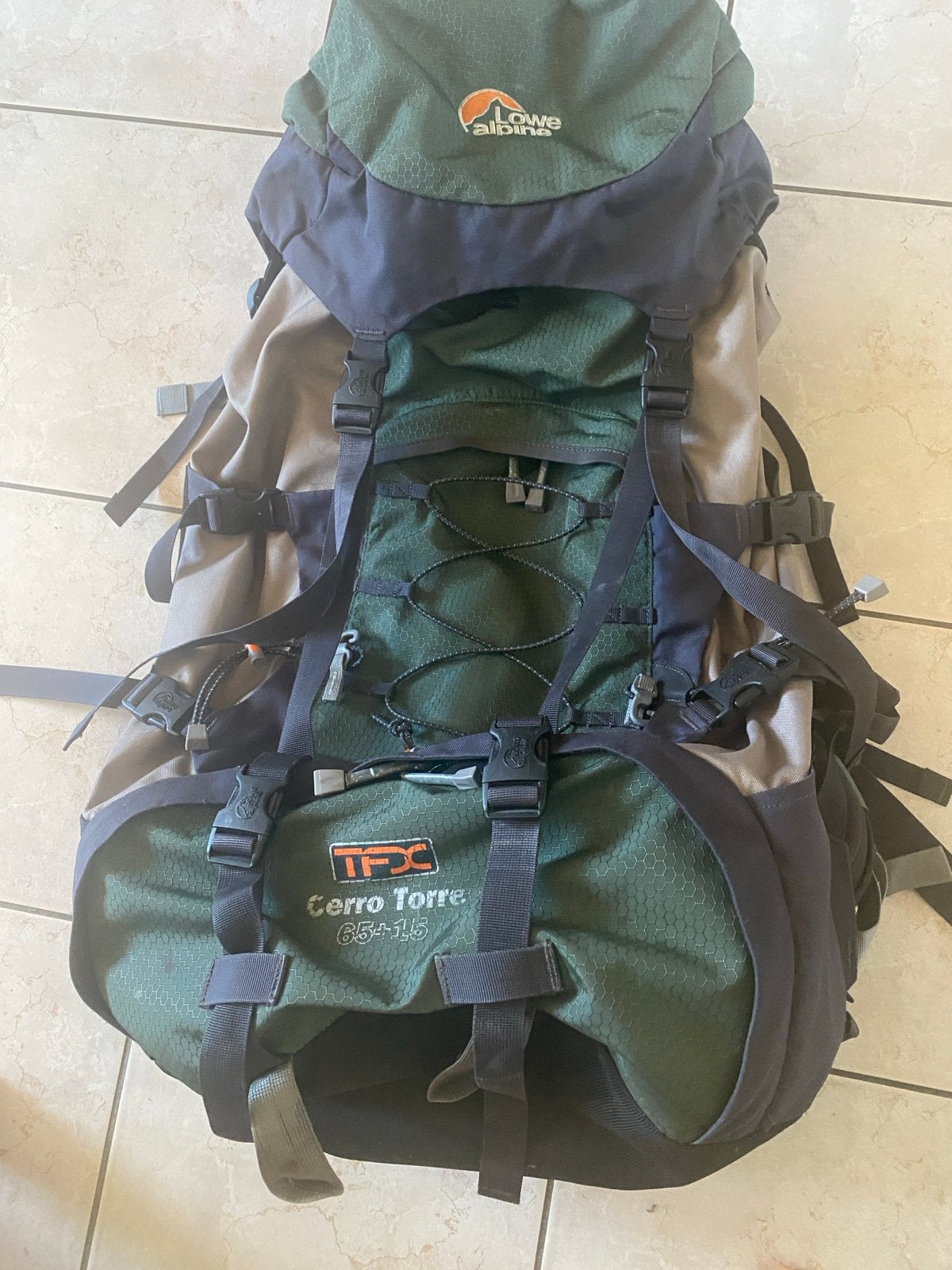 Lowe Alpine Cerro Torre 65+15 Trekking Rugzak, Ophalen of Verzenden, Zo goed als nieuw, Rugzak