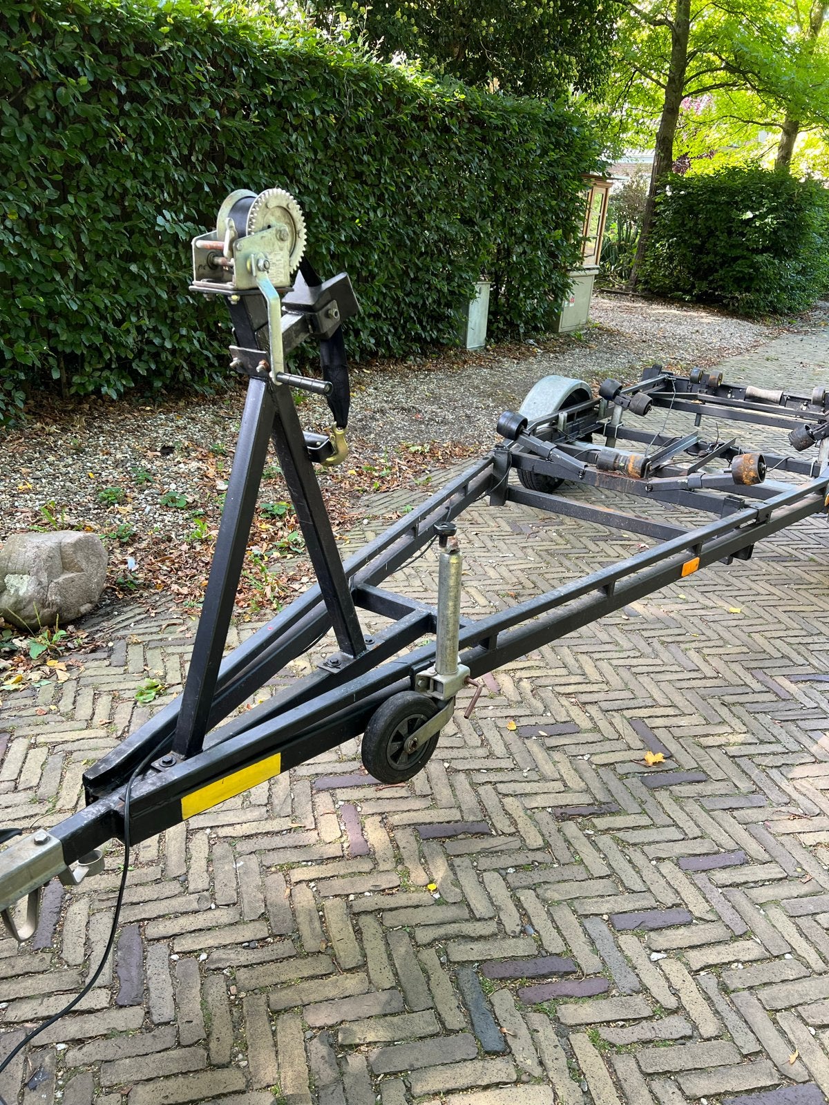 Robuuste boottrailer, Watersport en Boten, Ophalen, Minder dan 1500 kg, Gebruikt, Sloepentrailer