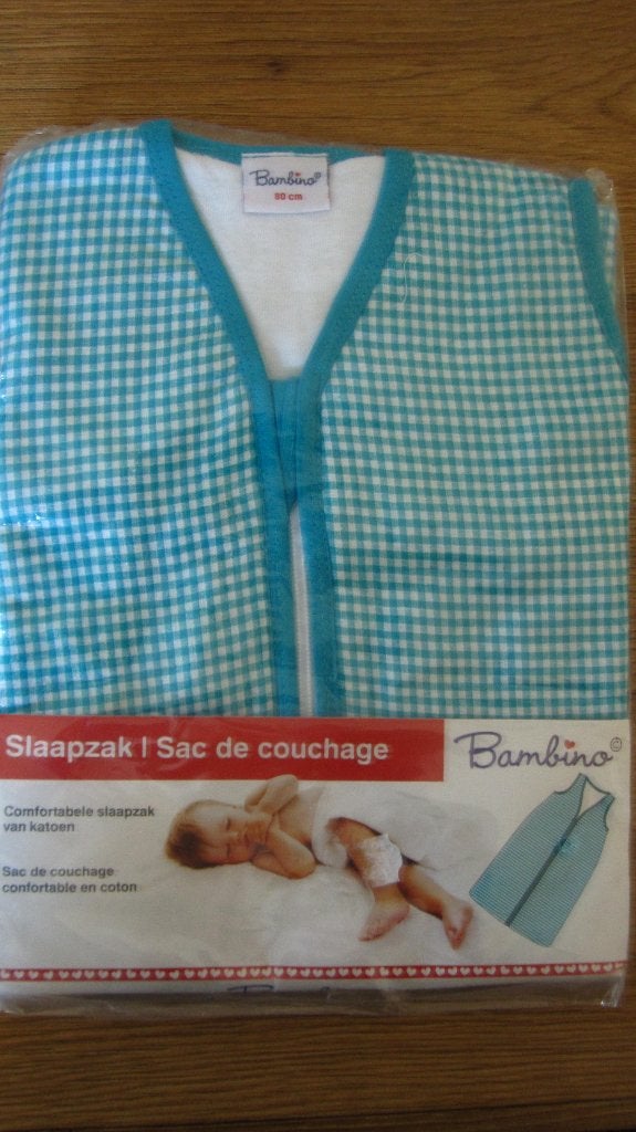Bambino katoenen slaapzak 80 cm * Nieuw *., Kinderen en Baby's, Dekens, Slaapzakjes en Inbakerproducten, Ophalen of Verzenden