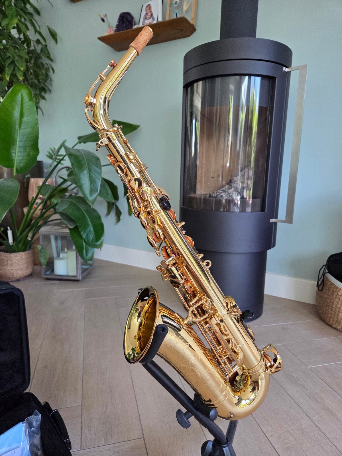 Yamaha YAS62/04 Pro Altsaxofoon - feb26 met gratis onderhoud, Ophalen, Zo goed als nieuw, Alt, Met koffer